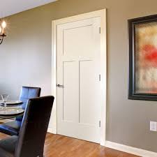 Masonite 36 In X 80 In Winslow Primed 3 Panel Solid Core Composite Interior Door Slab 83120 The Home Depot Doors Interior Home Depot Interior Doors Masonite Interior Doors