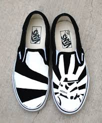 Black And White Custom Vans Slip Ons Storm Trooper Vans Star Wars Shoes Star Wars Vans Disney Shoes