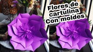 Los usuarios de dispositivos táctiles pueden explorar tocando la pantalla o haciendo gestos de deslizamiento. Como Hacer Flores De Papel Cartulina Con Moldes Youtube