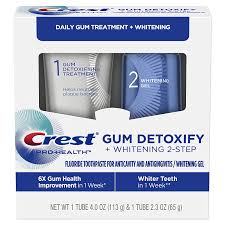 Buy Crest Pro Health Gum Detoxify Whitening Two Step Toothpaste 4 0 And 2 3 Oz Online In Vietnam B0787kblq4