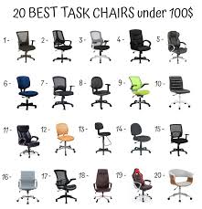 Task Chairs Under 100 Best Office Chair Chair Types Task Chair