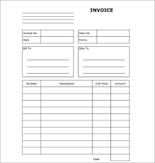 You can also put the address and the salesperson's name on the invoice. Blank Invoice Samples Wanew Org