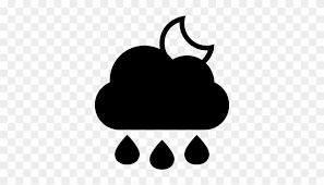 Clipart art enjoy your computer. Stormy Rain Night Weather Symbol Of Interface Vector Simbol Cuaca Malam Hari Free Transparent Png Clipart Images Download
