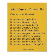 Here are some encouraging words for cancer patients who have just been diagnosed with cancer: Inspirational Quotes About Fighting Cancer Quotesgram