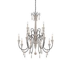 Savoy House Ashland 12 Light Chandelier In White Washed Driftwood