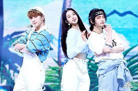 The show features some of the latest and most popular artists who perform live on stage. 210109 Stray Kids Hyunjin On Show Music Core Straykids