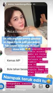Selepas peminat terkejut dengan tularnya foto int1m emma bersama syed abdullah, kemudian peminat dikejutkan lagi dengan kenyataan bahawa emma kini sudah tidak lagi bertudung. Emma Maembong Syed Abdullah Emma Maembong Dah Move On Kini Sedang Ha Ngat Bercipta Dengan Abang Kandung Syed Saddiq Suara Viral Malaysia Pemilik Nama Penuh Fatimah Rohani Binti Ismail Deryktypo