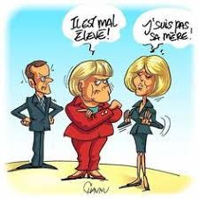 Chaunu 2019 05 17 France Allemagne Emmanuel Macron Brigitte Angela Merkel Humour Politique Humour Caricatures Politiques