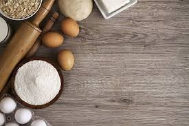 Baking Ingredients On Wooden Table Pastry Baking Ingredients Ingredients Photography