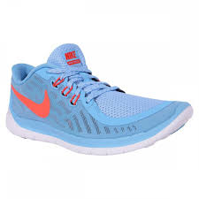 Nike Free 5 0 Youth Training Shoes Blue Lagoon Bright Crimson