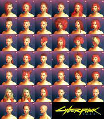 All 39 Cyberpunk 2077 Female Hairstyles Leaked Online Exputer Com