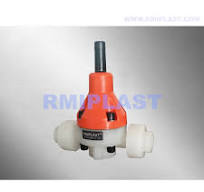 PVDF Back Pressure Valve PTFE Pressure Control Valves of Flanged Socket Safety Valve by JIS 10K ANSI Cl150 #150 150 Lb 1/2" 3/4" 1" 1-1/4" 1-1/2" 2" ...