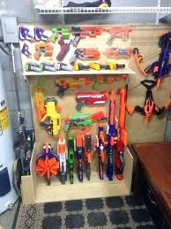 Hang nerf guns up on a pegboard. Pin On Toy Organization