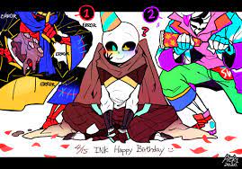 Errorink heki / pin ot polzovatelya frisk na doske undertale i drugie au milye risunki izobrazheniya skeletov eskizy personazhej : Heki On Twitter Happy Birthday Ink