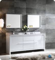 modern double sink bathroom vanity