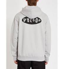Volcom Supply Stone Heather Grey Men S Zip Up Sweatshirt Alpinstore