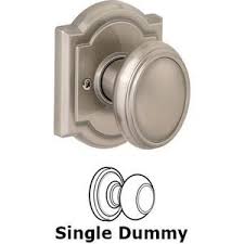 With the baldwin prestige series, any homeowner can instantly create an atmosphere of confidence from the moment someone knocks on the door. Prestige Single Dummy Carnaby Door Knob In Satin Nickel Baldwin Hardware 351cyk Arb 15 Cp