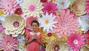 Unique baby shower decorations from independent artists. Giant Paper Flowers And Decor