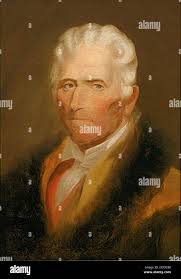 Portrait of Daniel Boone by Chester Harding 1820 Stock Photo
