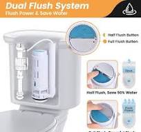 2-Inch Dual Flush Valve Replacement Kit for 2-Piece Toilets ...