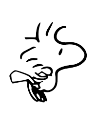 Black And White Woodstock Woodstock All White Black Shown Will Be White It Is Etsy Snoopy Coloring Pages Snoopy Tattoo Snoopy