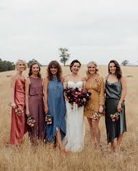 Image May Contain 6 People People Standing And Outdoor Casual Bridesmaid Dresses Mismatched Bridesmaids Mismatched Bridesmaid Dresses