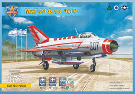 Meaning of the acronym greg is unknown. Mig 21 F 13 007 Modelsvit 72043