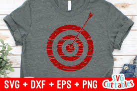 Download Archery Svg Distressed Archery Target Shirt Design 213519 Cut Files Design Bundles