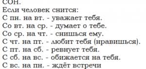 что означает если человек снится с воскресенья на понедельник Chto Znachit Esli Paren Snitsya S Voskresenya Na Ponedelnik Fantasticheskij Mir