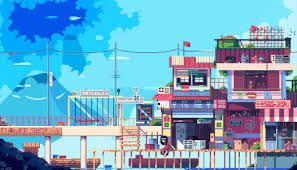 Pixel art gif art cyberpunk arte 8 bits pixel art background space opera anime gifs pixel animation 8 bit art vaporwave. 0901d8f3 Gif 500 286 Video Cool Pixel Art Pixel Art Pixel Art Landscape