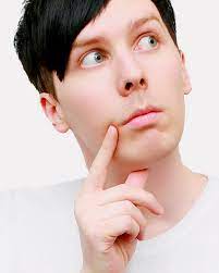 He S So Beautiful Ginger Eyebrows And Jet Black Hair Dan And Phil Phil Lester Danisnotonfire And Amazingphil