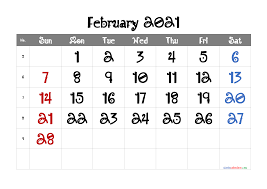 2021 february printable calendar 2021 february printable calendar print free calendar february 2021 print free calendar february 2021. Printable Calendar February 2021 Monthly Calendar