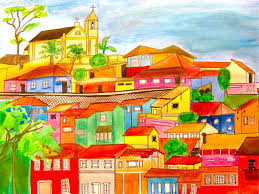 Kk cool art | thank you for your support learn to turn the words into pictures, how to draw a city & village using the words city. Wonderful Hillside My Country Drawings Pictures Drawings Ideas For Kids Easy And Simple