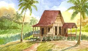 Kemudian untuk tata cara pasang wifi di kampung, hal pertama yang harus dilakukan adalah menghubungi call center indihome. Gambar Rumah Kampung Lukisan Malayzart