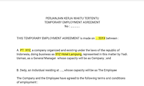 We did not find results for: Contoh Surat Perjanjian Kerja Karyawan Lengkap Karyaone