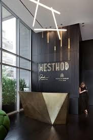 Westhod Offices Hod Hasharon Office Snapshots Office Reception Design Modern Office Decor Salon Interior Design