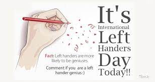 Left handed people are good in many sports: 13 August Happy International Left Handers Day