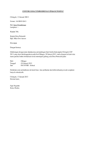 Saya memiliki keinginan untuk mengajukan permohonan pada posisi customer service. Download Contoh Surat Pernyataan Sanksi Xinatoh