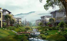 119269 Scenery Landscape Garden Architecture