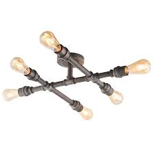 Maybe you would like to learn more about one of these? Industrial Pipe Semi Flush Ceiling Light Lightbox