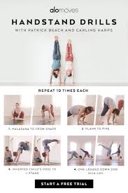 Journey To Handstand Yoga Handstand Quick Yoga Yoga Tutorial