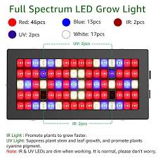 300w Led Grow Light Full Spectrum Plant Lights With Veg Bloom 3 Modes Olafus Led Grow Lights Led Grow Grow Lights