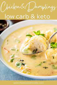 Keto Chicken And Dumplings Recipe Easy Dumplings Recipe Crockpot Chicken And Dumplings Recipes
