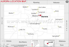 Where Is Aurora Located In Colorado Usa