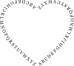 Did you know that your heart beats roughly 100,000 times every day, moving five to six quarts of blood through your body every minute? Alphabet Heart Openclipart