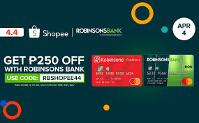 Click select payment method and choose credit/debit card as option. Shopee 4 4 Sale Robinsons Bank