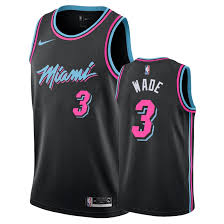 Inspired by miami heat history and the city of miami in the 1980s, the vice uniform pays homage to the culture cultivated throughout the city and among miami you can take a look at the new miami heat vice uniforms above. Dwyane Wade Miami Heat 2018 City Edition Nba Jersey Lazada Ph