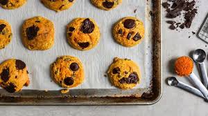 Perfect Pumpkin Chocolate Chip Cookies Recipe Food Com Recipe Pumpkin Chocolate Chip Cookies Pumpkin Chocolate Chips Pumpkin Dessert