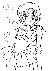 Sailor Moon Coloring Pages Mercury Sailor Moon Coloring Pages Moon Coloring Pages Sailor Moon Crafts