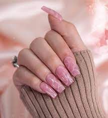 Coffin Nails Also Known As Ballerina Nails Sound Scarier Than They Look In 2021 Pink Acrylic Nails Light Pink Acrylic Nails Blush Nails
